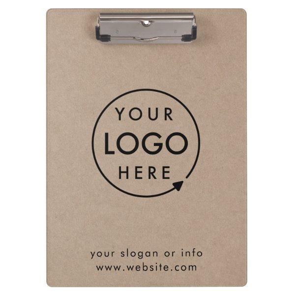Rustic Kraft Logo | Business Corporate Modern Clipboard