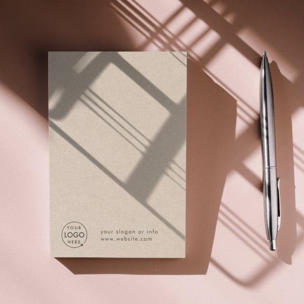 Rustic Kraft Logo | Business Corporate Modern Post-it Notes
