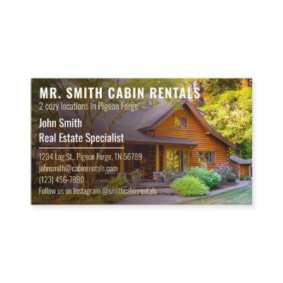 Rustic Log Cabin Rental Photo