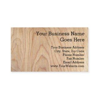 Rustic Modern Unfinished Wood Pattern Printed