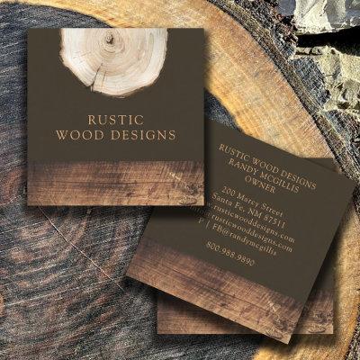 Rustic Modern Woodworker Carpenter Wood  Square