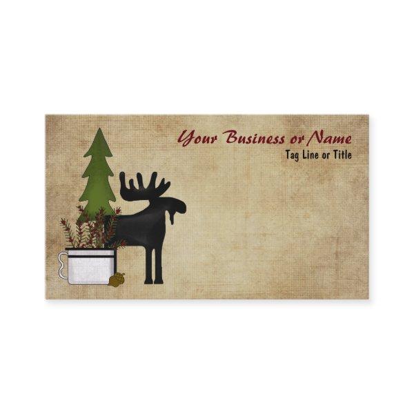 Rustic Mountain Country Moose