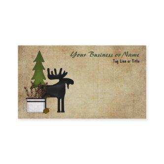 Rustic Mountain Country Moose
