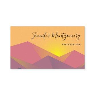 Rustic Mountains Geometric Minimalist
