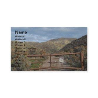 Rustic Nevada Mountains Customizable