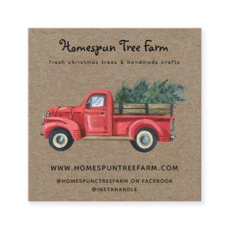 Rustic Primitive Country Kraft  Square