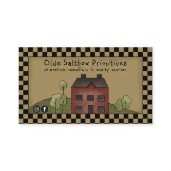 Rustic Primitive Country Saltbox House