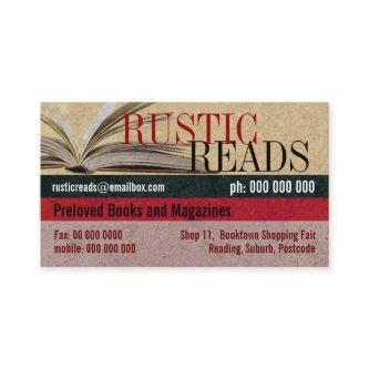 Rustic Reads Book Literature