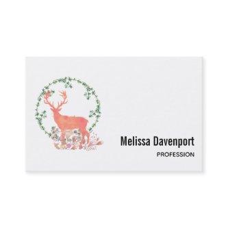Rustic Reindeer Boho Watercolor