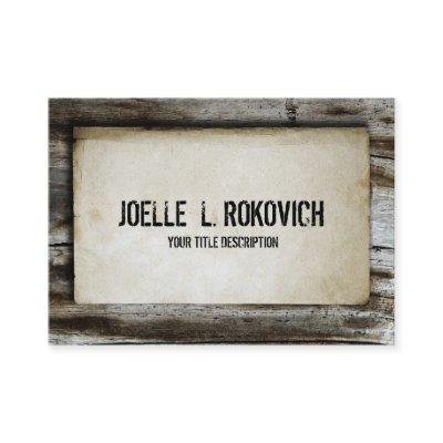 Rustic Retro Vintage Wood Plank
