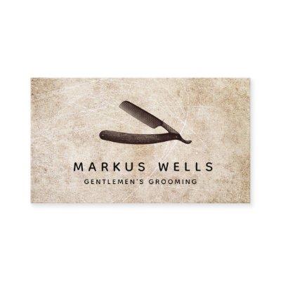 Rustic Straight Razor Barber Shop