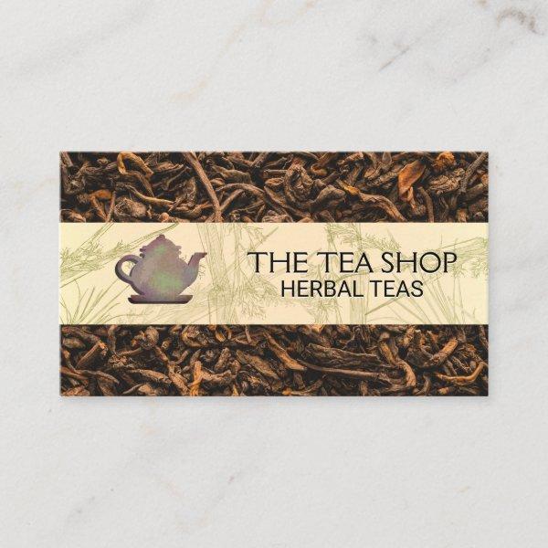 Rustic Teapot | Dried Tea Leaves