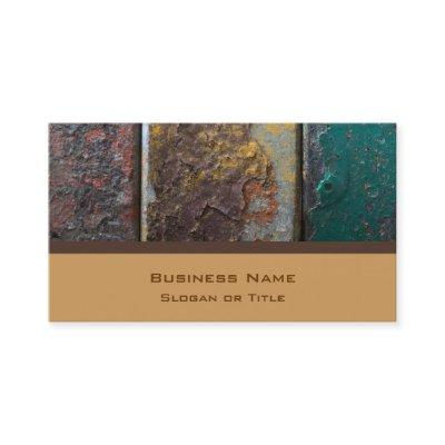 Rustic Texture With Flaking Paint On Rusty Metal