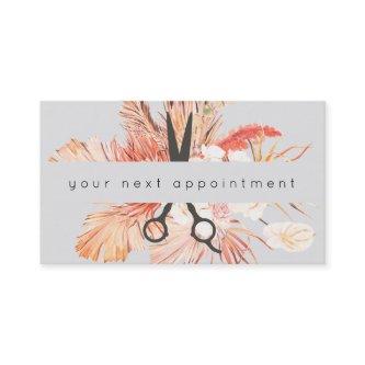 Rustic Tropical Salon Scissors Logo Appointment