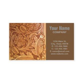rustic western country cowboy tooled leather