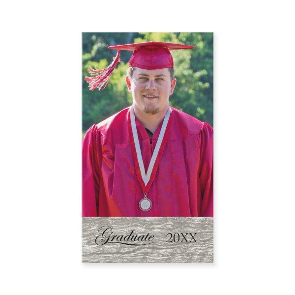Rustic Western Graduation party Attend card