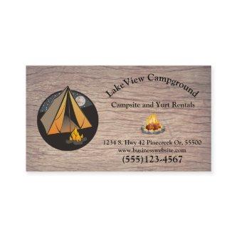 Rustic Wood Cabin Campground Vacation Rental