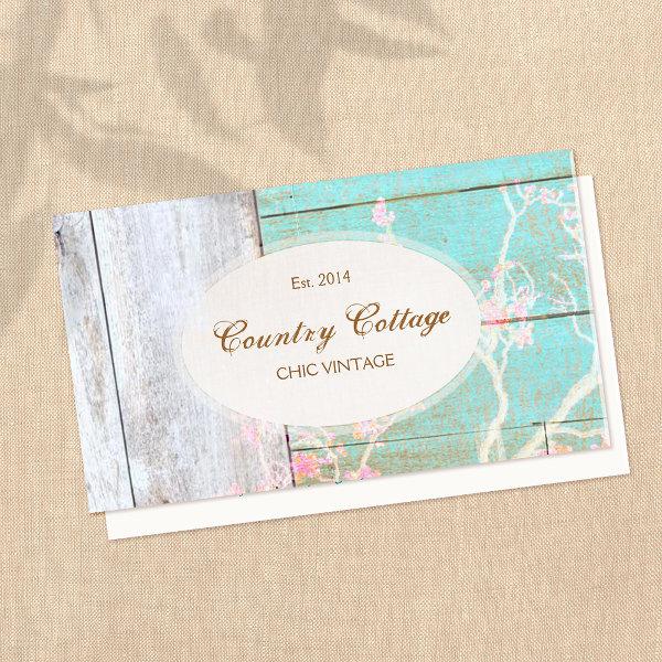 Rustic Wood Country Cottage Vintage  Boutique