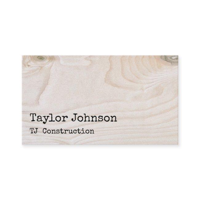 Rustic Wood Grain Construction Work