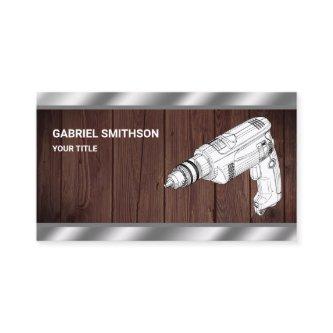 Rustic Wood Hardware Power Tools Drill Machine