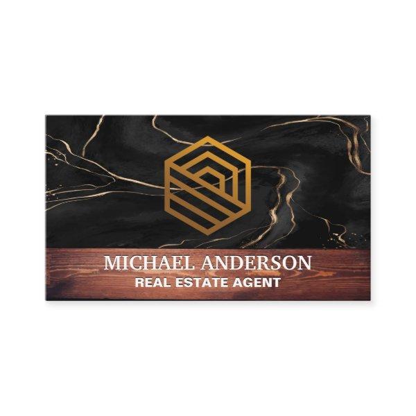 Rustic Wood | Marble | Real Estate Logo