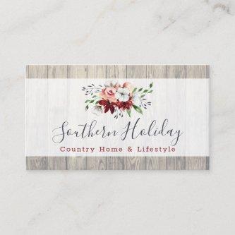 Rustic Wood & Southern Country Cotton Boutique