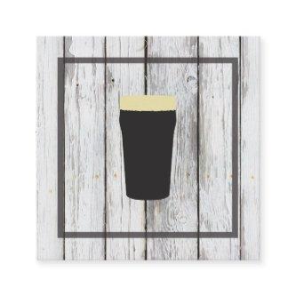 Rustic Wood Square Element | Beer Expert Square