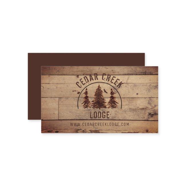 Rustic Wood Wilderness Forest Vacation Rentals Bus