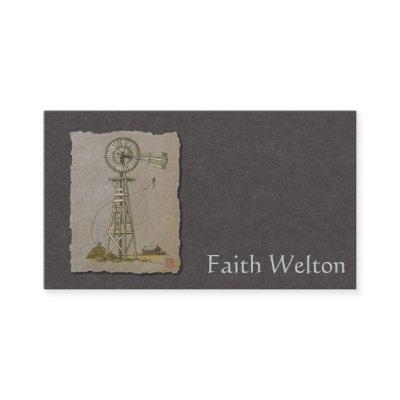 Rustic Wood Windmill