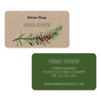 Rustic Yew tree branch