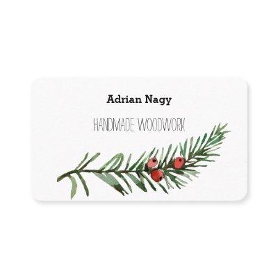 Rustic Yew tree branch