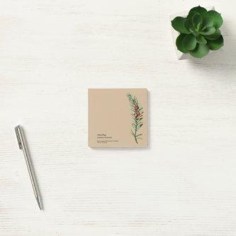 Rustic Yew tree branch Post-it Notes