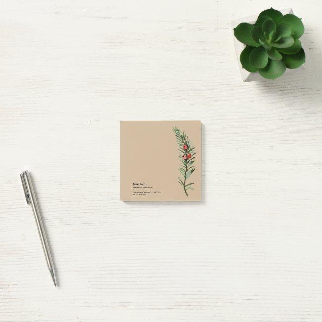 Rustic Yew tree branch Post-it Notes