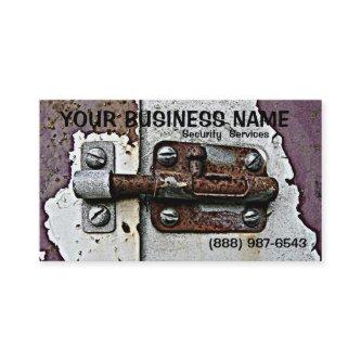 Rusty Slide Bolt  Lock Security
