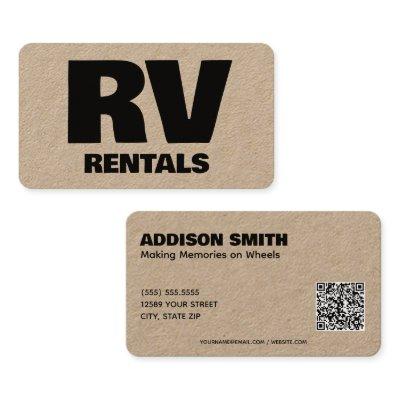RV Rentals Custom QR