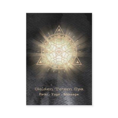 *~* Sacred Geometry - Light Rays Golden Totem