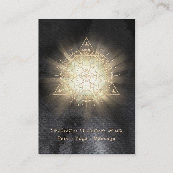 *~* Sacred Geometry - Light Rays Golden Totem