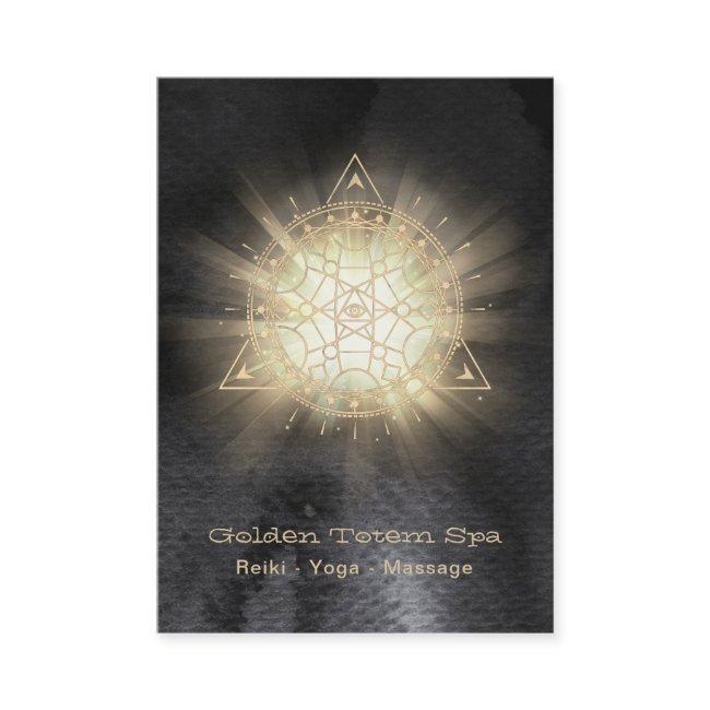 *~* Sacred Geometry - Light Rays Golden Totem