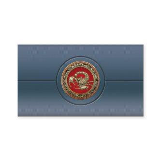 Sacred Golden Scorpion on Red