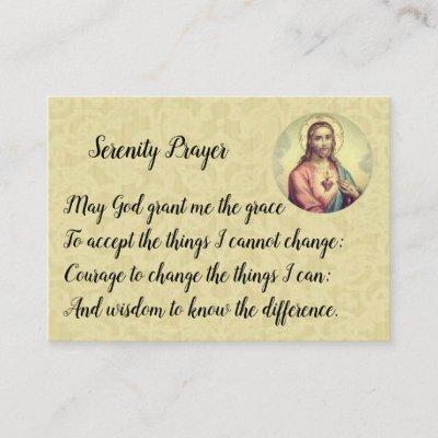 Sacred Heart of Jesus Serenity Prayer