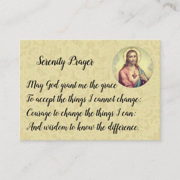 Sacred Heart of Jesus Serenity Prayer