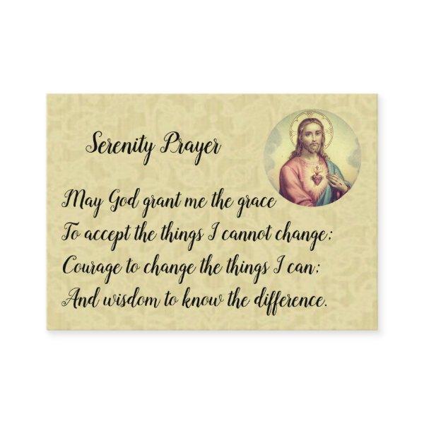 Sacred Heart of Jesus Serenity Prayer