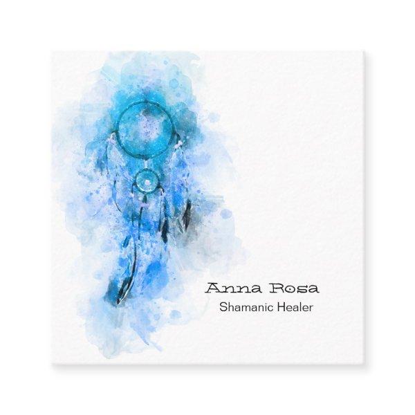 *~* Sacred Tribal Shamen Shamanic Dream Catcher Square