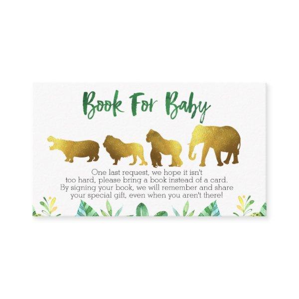 Safari Book request Card Insert  Size