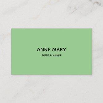 Sage Green Professional Modern Colorful Event Plan