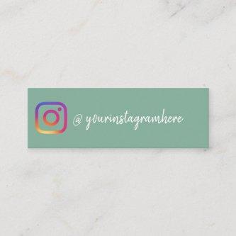 Sage Green Social Media Influencer Instagram Mini