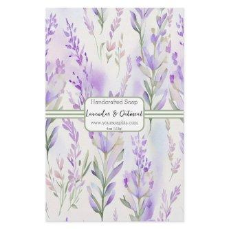 Sage & Lavendar Watercolor Soap Wrap Paper Sheet