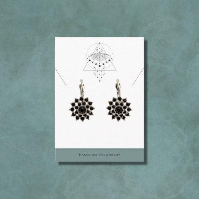 Sage Moon Phase Moth | Jewelry Display Card