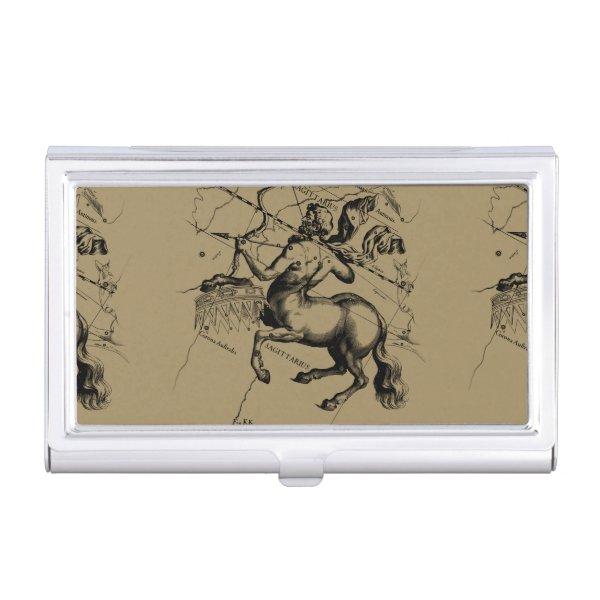 Sagittarius Constellation Map Engraving Hevelius  Case