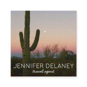 Saguaro Sunset Cactus Nature Photo Travel Square